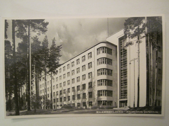 VANHA Postikortti Hämeenlinna 1950-l Alkup.Mallikappale