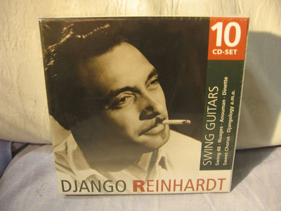 Django Reinhardt: Swing Guitars (uusi/avaamaton) 10-CD.