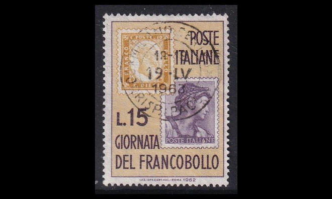 Italia 1134 o Postimerkin päivä (1962)