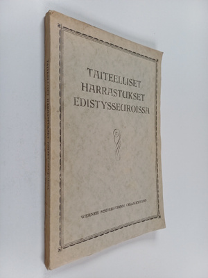 Taiteelliset harrastukset edistysseuroissa