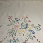 Ihana vintage pyyheliinapeitto , käsin kirjailtu - pikkukuva 2