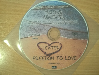 Lexter - Freedom To Love CDS