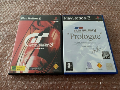 Playstation 2 / PS2 Gran Turismo 3 + GT4 Prologue