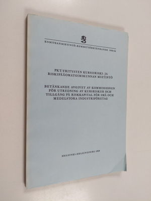 Pkt-yritysten kurssiriski- ja riskipääomatoimikunnan miet...