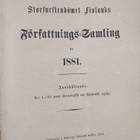 Storfurstendömet Finlands Författnings-Samling för 1881 - pikkukuva 3