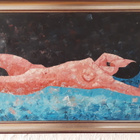 MAKAAVA NAINEN maalaus v. 1988 - pikkukuva 1