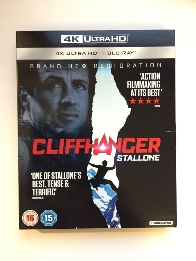 Cliffhanger (4K Ultra HD + Blu-ray) Sylvester Stallone (UUSI