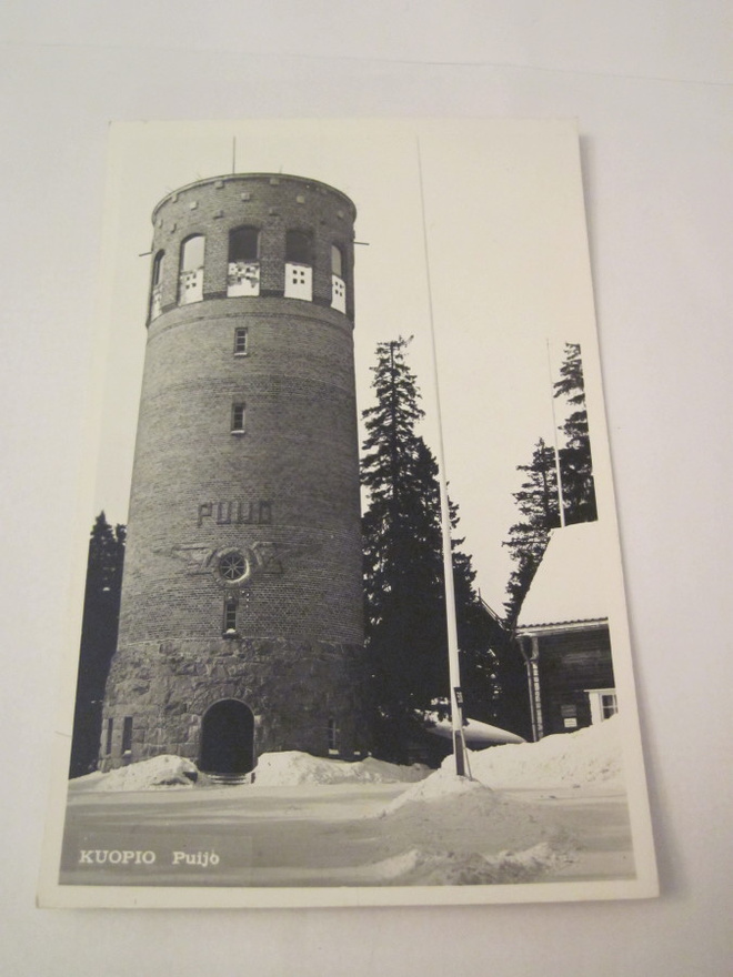 VANHA Postikortti Kuopio 1950-l Alkup.Mallikappale