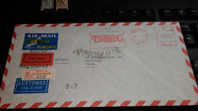 Olut Tuborg Frankkeeraus -kuori 60-luvulta 26/3