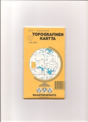 Topografinen kartta 1:50 000 Suksiaapa