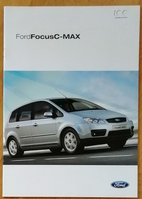 2004 Ford Focus C-Max esite - KUIN UUSI - 32 sivua - suom