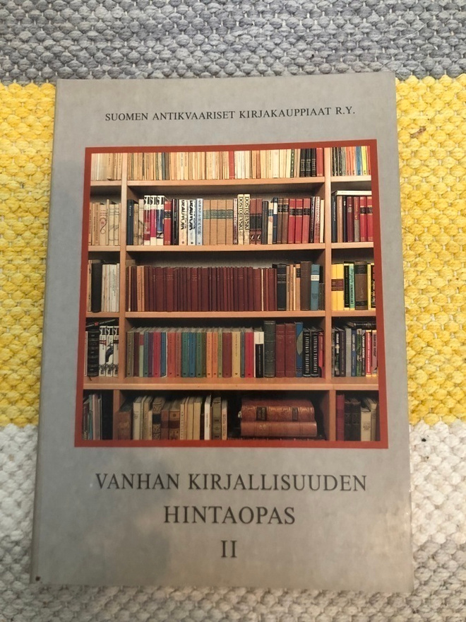 Vanhan kirjallisuuden hintaopas II. 1991.