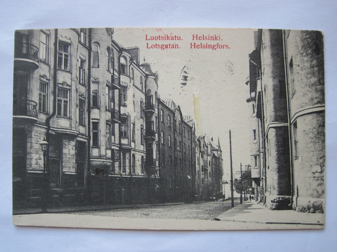 VANHA Postikortti Helsinki Luotsikatu 1916