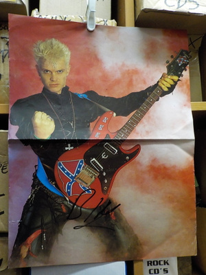 BILLY IDOL MINIPOSTERI NIMMARILLA