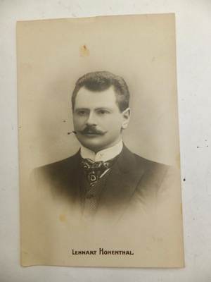 VANHA Postikortti Lennart Hohenthal 1900-l