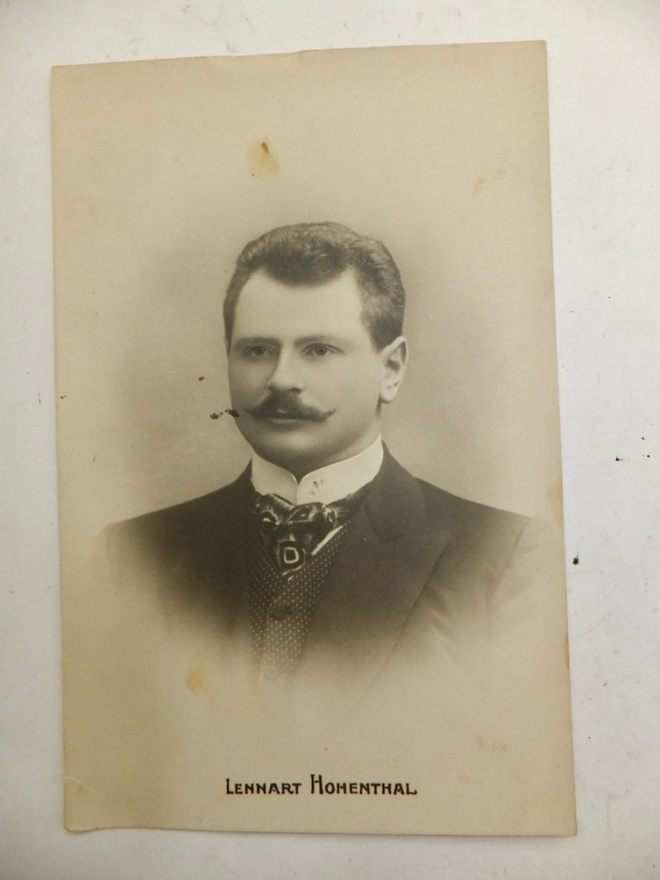 VANHA Postikortti Lennart Hohenthal 1900-l