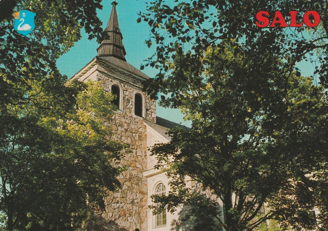 KIRKKOKORTTI - SALO - USKELAN  KIRKKO - 1