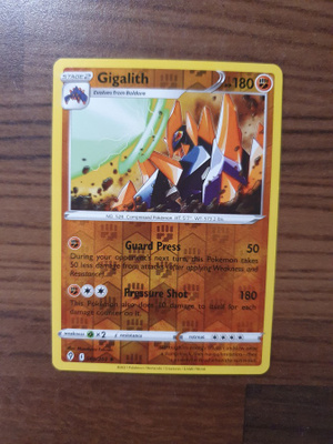 Pokemon Gigalith 088/203 Reverse holo rare