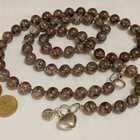 Hopea sydän Lumihiutaleobsidiaani Brown Snowflake Obsidian - pikkukuva 4