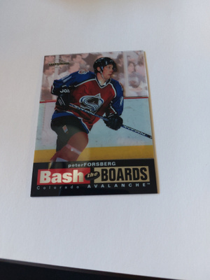 96-97 Leaf Bash The Boards Promos #P8 Peter Forsberg /3500