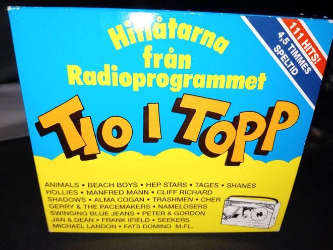 4CD box osat 1-4  TIO I TOPP  ( 1988 EMI SVENSKA AB )