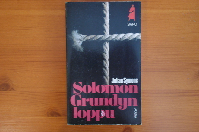 Julian Symons:Solomon Grundin loppu.1.P.1987.Nid.Sapo 309.
