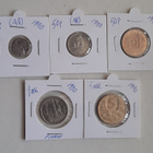 1990, 10p, 50p, 50p, 1mk ja 5mk - pikkukuva 1