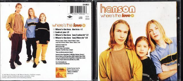 HANSON . CD-LEVY . WHERE´S THE LOVE