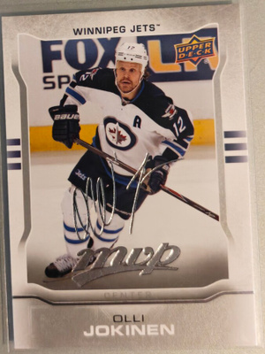 Olli Jokinen 2014-15 UD MVP Silver Script