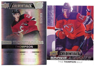 2 x TYCE THOMPSON Devils, Erikoiskortteja