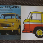 1971 Volvo F 82 / F 83 kuorma-auto esite - suom - KUIN UUSI - pikkukuva 1