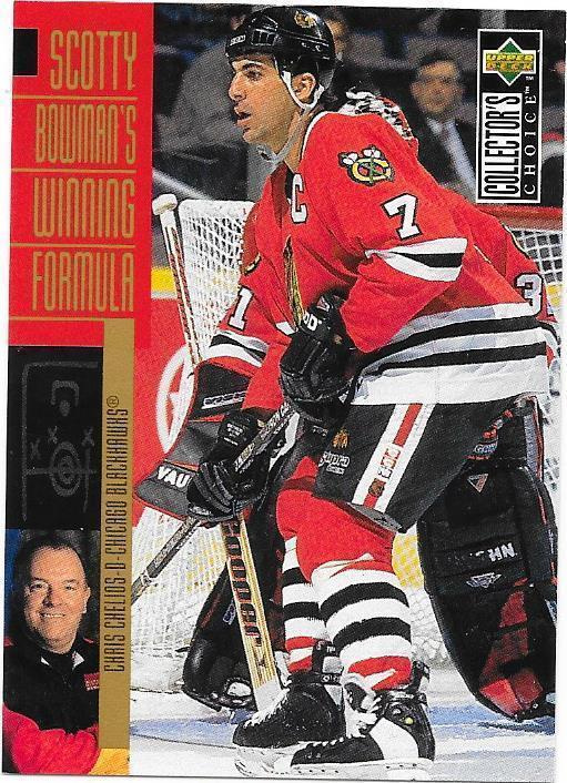 1996-97 Collector`s Choice #301 Chris Chelios Chicago