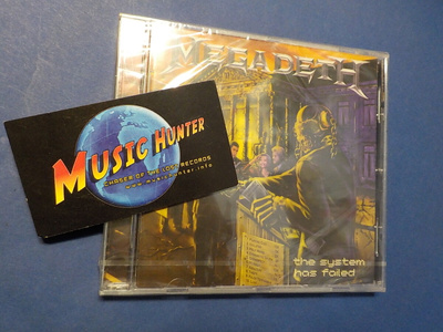 MEGADETH - THE SYSTEM HAS FAILED UUSI CD
