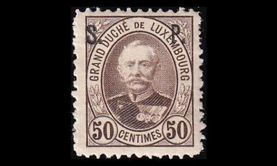 Luxemburg 53C * Virkamerkki 50 C (11) (1891)