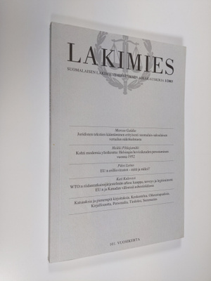 Lakimies : Suomalaisen lakimiesyhdistyksen aikakauskirja ...