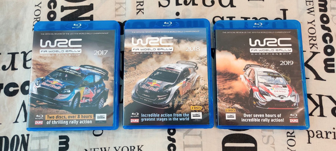 WRC kausikoosteet 2017-2019 (Blu-ray) + Colin McRae
