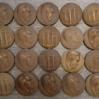 20 kpl E. Palmen pronssimitalit, Terho Sakki 1984, Tillander - pikkukuva 1