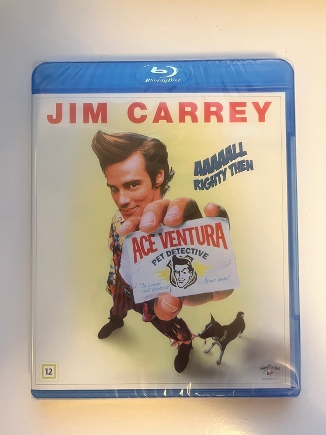 Ace Ventura - lemmikkidekkari (Blu-ray) Jim Carrey 1994 UUSI