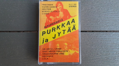 MC: Purkkaa Ja Jytää (Kokoelma m.m. Hurriganes, Freeman)