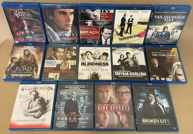 Jännityselokuvia 14 kpl Blu-ray
