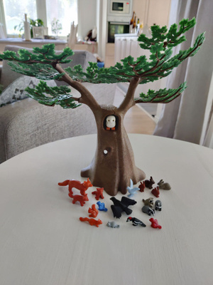 Playmobil puupiilo+ paljon eläimiä