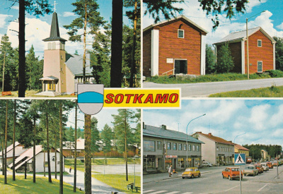 KIRKKOKORTTI - SOTKAMON KIRKKO - 8