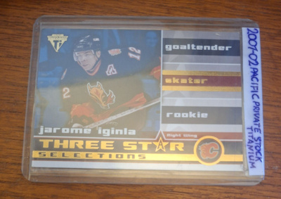 2001-02 Pacific Private Stock Titanium-Three-Star Selections