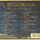 Gregorian • Masters Of Chant Chapter II CD - pikkukuva 3