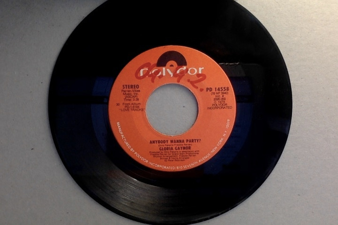 GLORIA GAYNOR :: ANYBODY WANNA PARTY ? : VINYYLI 7"  US-1978