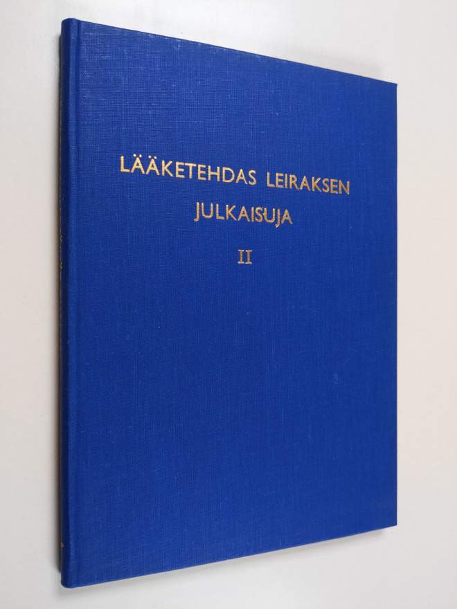 Lääketehdas Leiraksen julkaisuja 2 : Nestetasapainopäivät...