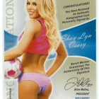 Bench Warmer Bubble Gum 2013 Autograph Shay Lyn Veasy - pikkukuva 2