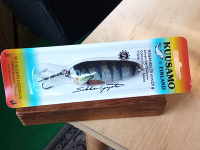 Kuusamo Finland Räsänen 7cm Ahven Sakke Yrjölä