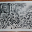 Jatkosota Kärkijoukko Sotapiirros Lindeberg 1942 - pikkukuva 1