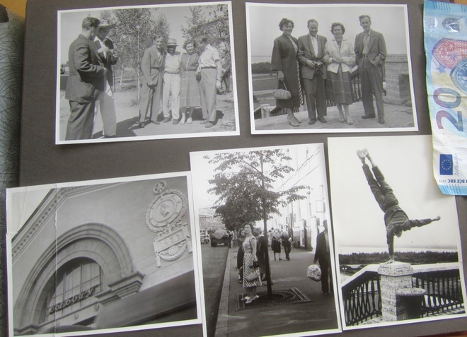 26 Valokuvaa CCCP Suomalaiset Viipuri Rautatie Asema ym 1957